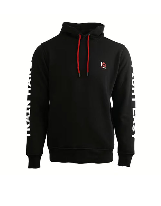 IQ Training Hoodie "Train hard" Unisex black
