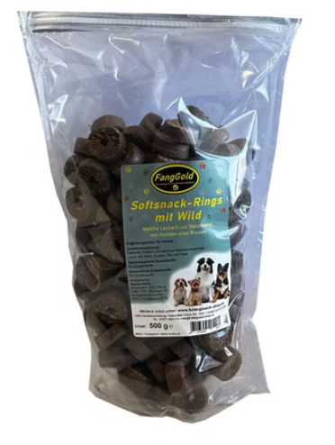 FangGold Softsnack-Rings con Selvaggina 500 g